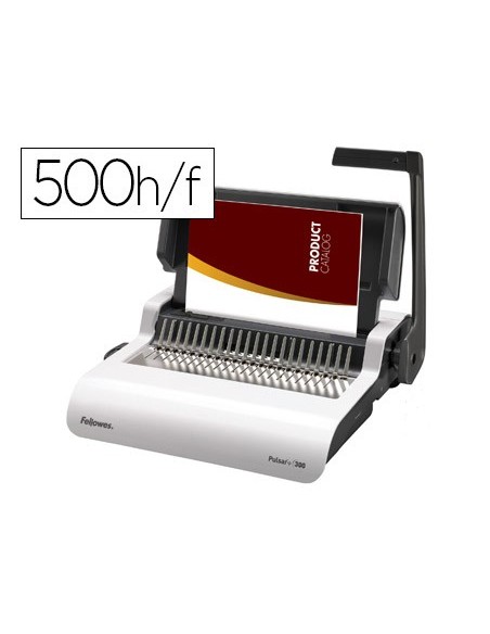 ENCUADERNADORA MANUAL CANUTILLO PULSAR+300 PERFORA 17 H. A4 500 H.