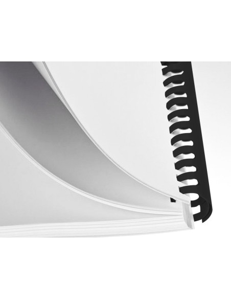 CANUTILLO Q-CON.RED.14 MM PLASTICO NEGRO . 130 H. 100U KF24051**14593