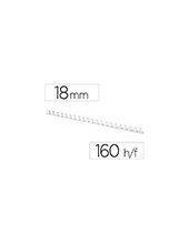 CANUTILLO Q-CON.RED.18 MM PLASTICO BLANCO CAP.160 HOJAS C.50 UDS. 2