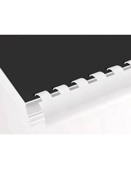 CANUTILLO Q-CON.RED.18 MM PLASTICO BLANCO CAP.160 HOJAS C.50 UDS.