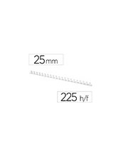 CANUTILLO Q-CON.RED.25 MM PLASTICO BLANCO CAP.225 HOJAS C.50 UDS. 2