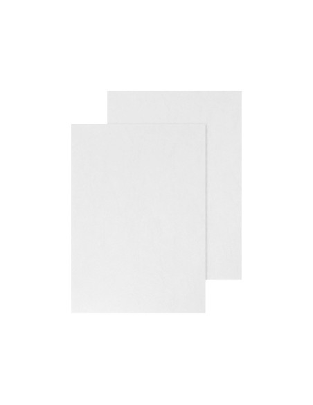 TAPA ENCUADER Q-CON.CARTON DIN A4 BLANCO BRILLANTE 215 100UD**29126