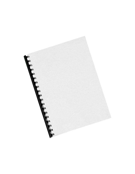 TAPA ENCUADER Q-CON.CARTON DIN A4 BLANCO BRILLANTE 215 100UD**29126