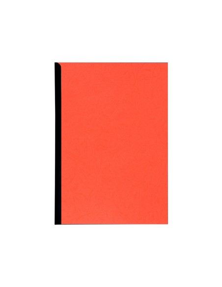 TAPA ENCUADERN Q-CON.CARTON DIN A4 ROJO SIMIL-PIEL 250 100UD**29127