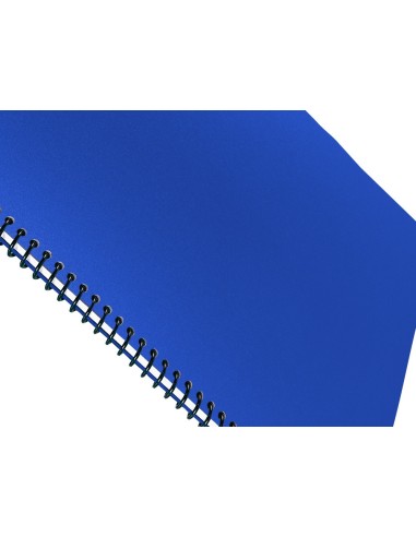 TAPA ENCUADERNACION PP DIN A4 AZUL ESPESOR 0,8 MM PACK 50**22531