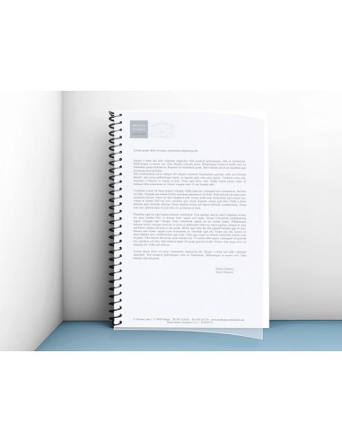 TAPA ENCUADERNACION PP DIN A4 TPTE.-ESPESOR 0,5 MM PACK 100**22536