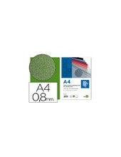 TAPA ENCUADERNACION PP DIN A4 VER ESPESOR 0,8 MM PACK 50**44341 2