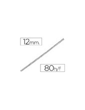 ESPIRAL CORTO METALICO Q-CON.56 4:1 12MM 1MM PACK 200**44346 2