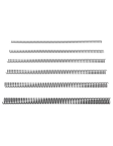 ESPIRAL CORTO METALICO Q-CON.56 4:1 24MM 1,2MM 100UD**44352