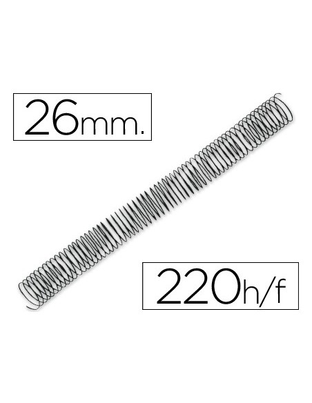 ESPIRAL METALICO Q-CON.64 5:1 26MM 1,2MM 50 UD**44372