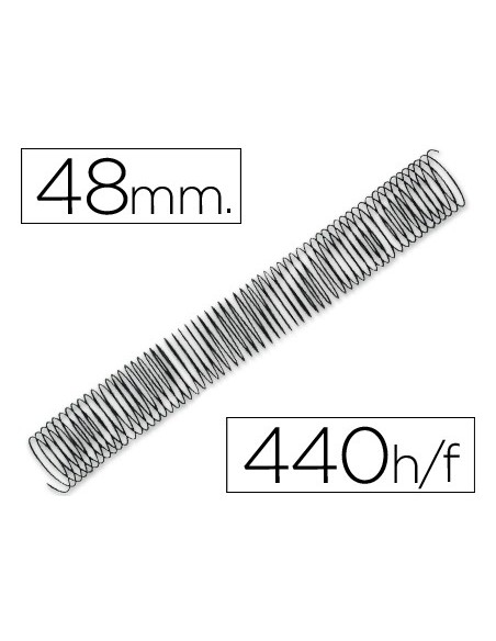 ESPIRAL METALICO Q-CON.64 5:1 48MM 1,2MM 25 UD**44383