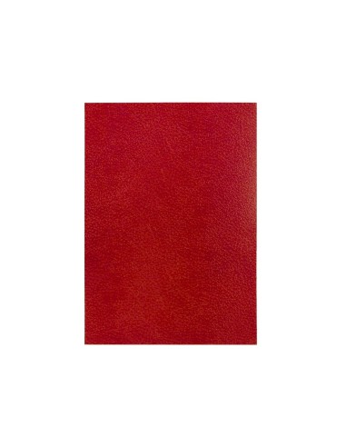 TAPA  ENCUADERNACION CARTON GOFRADO DIN A4 1MM ROJA PACK 50**28073