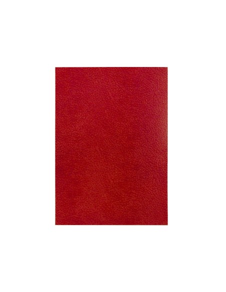 TAPA  ENCUADERNACION CARTON GOFRADO DIN A4 1MM ROJA PACK 50**28073