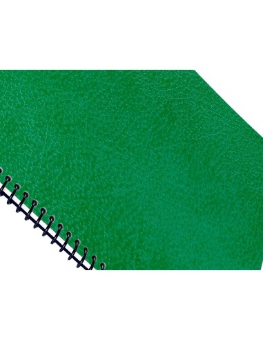 TAPA ENCUADERNACION CARTON GOFRADO DIN A4 VERDE-UD 50 UD.**28074