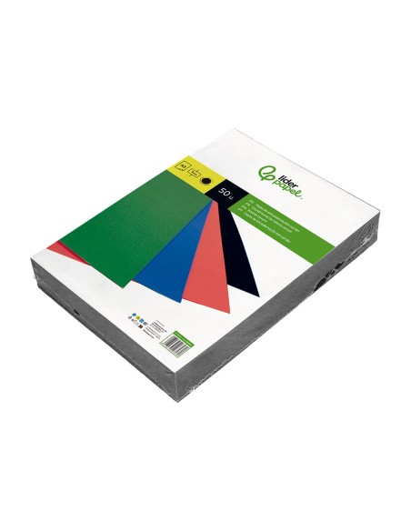 TAPA ENCUADERNACION CARTON GOFRADO DIN A3 NEGRO-UD 50 UD.**29747