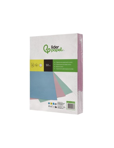 TAPA ENCUADERNACION  CARTON A4 1MM ROSA PQ.DE 50 UD.