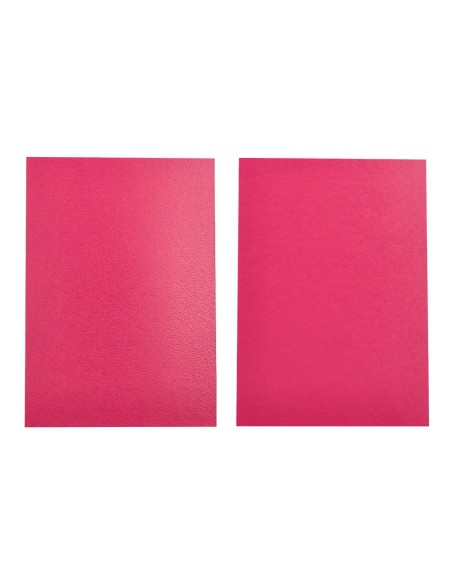 TAPA ENCUADERNACION  CARTON A4 0,9MM ROSA FLUOR PQ.DE 50 UD.
