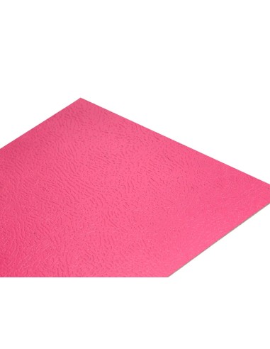 TAPA ENCUADERNACION  CARTON A4 0,9MM ROSA FLUOR PQ.DE 50 UD.