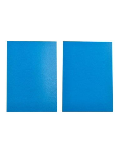 TAPA ENCUADERNACION  CARTON A4 0,9MM AZ. FLUOR PQ.DE 50 UD.