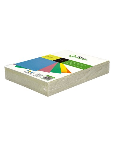 TAPA ENCUADERNACION  CARTON A4 0,9MM AM. FLUOR PQ.DE 50 UD.