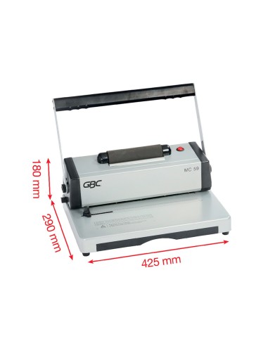 ENCUADERNADORA ESP.GBC MULTIBIND MC59 PERFORA 20H.A4 ENCUADERNA 450H.