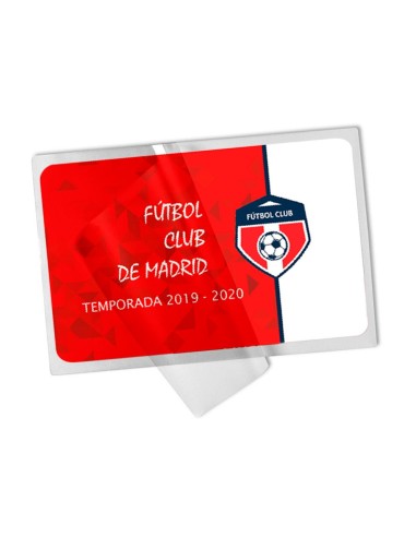 BOLSA PLASTIFICAR Q-CON.-102 X 152 MM 125 MC  FUTBOL 100UD**19467