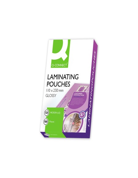 BOLSA PLASTIFICAR Q-CON.-110 X 230 MM 125 MC CONDUCIR 100 UD**20396