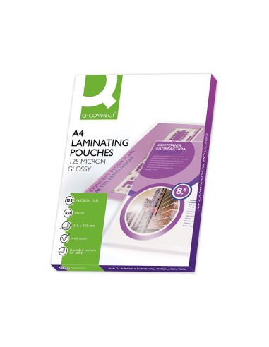 BOLSA PLASTIFIC Q-CON.-303 X 216 125 MC DIN A4 KF04116 100UD **19469