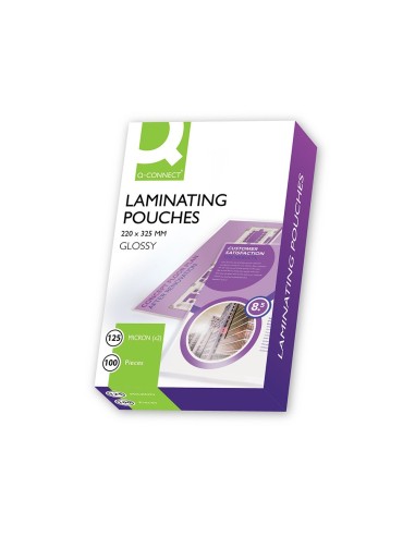 BOLSA PLASTIFICAR Q-CON.-325 X 220 MM 125MC FL 100UD .**19468