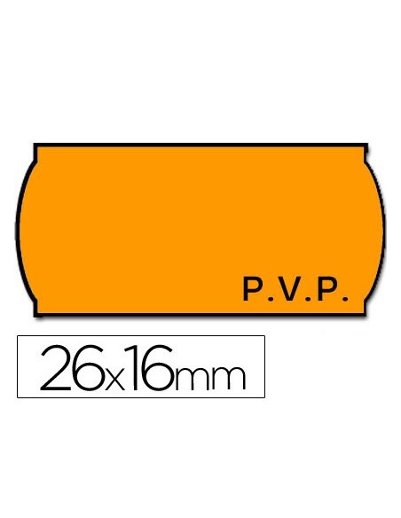 ETIQUETAS ADH. METO 9156533 ONDUL. 26X16MM PVP NJ. 1200UD.