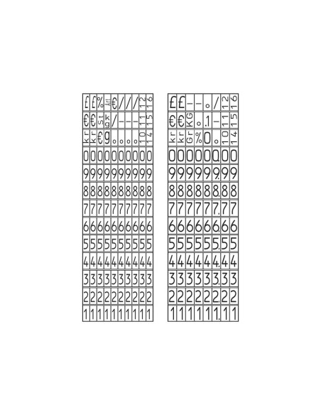 ETIQUETADORA PRECIOS AVERY 2 LINEA 18 DIG. (8+2) PL2/18