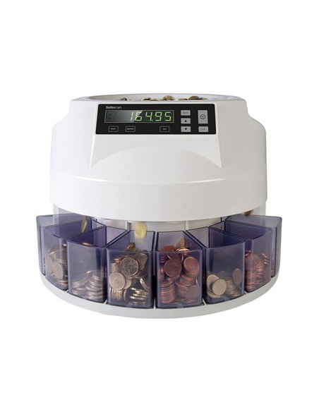 CONTADOR CLASIFICADOR MONEDAS SAFESCAN 1200/500 BILLETES/MONEDAS/MIN