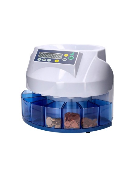 MAQUINA Q-CON.CONTADORA Y CLASIF.A MONEDAS SUMA RESTA Y TOTALIZA