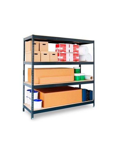 ESTANTERIA MET.AR STOCKER 200X200X70 CM 4 EST.450 KG SIN TORNILLOS