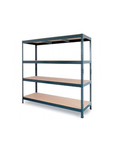 ESTANTERIA MET.AR STABIL XL 200X150X60 CM 4 EST.500 KG SIN TORNILLOS