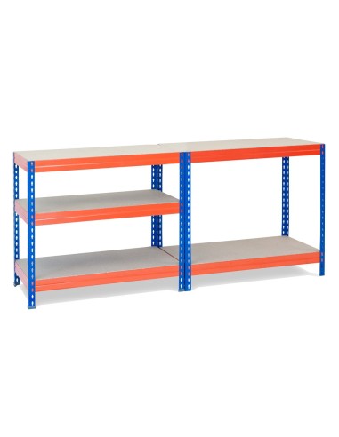 ESTANTERIA MET.AR STORAGE180X90X40 CM 5 EST.200KG POR EST.