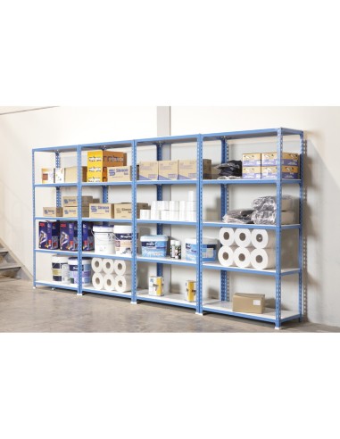 ESTANTERIA MET.SIMONRACK MINI 5/400 AZ./BL.5 EST.180KG 180X80X40