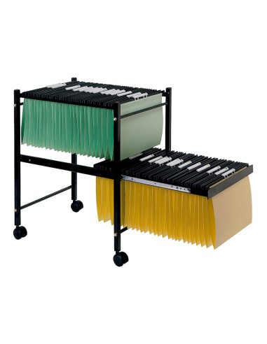 CARRITO CARPETAS COLGANTE FL Q-CON. C/RUEDAS PISO INF. EXTRAIBLE NG.