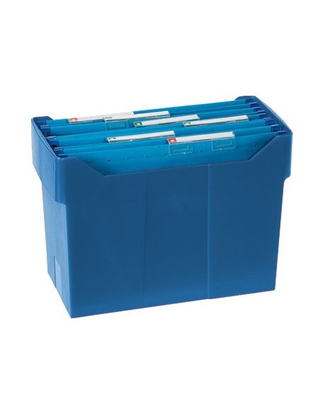 SOPORTE SOBREMESA POLIESTIRENO CARPETAS COLGANTE A4 ARCHIVO 2000 AZUL