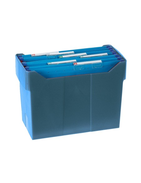 SOPORTE SOBREMESA POLIESTIRENO CARPETAS COLGANTE A4 ARCHIVO 2000 AZUL