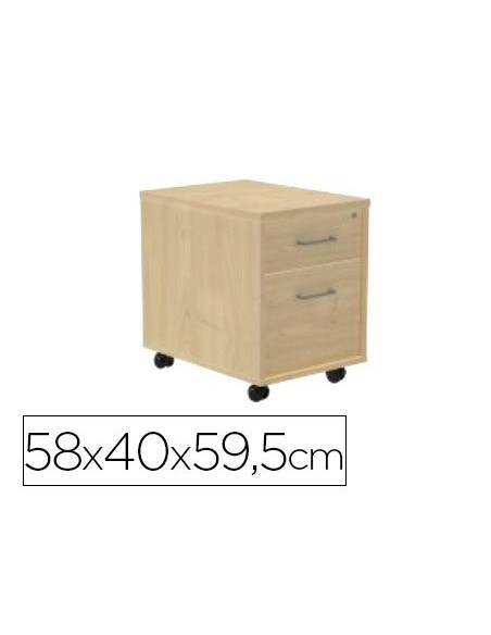 CAJONERA ROCADA 2 CAJ.SERIE STORE 58X40X59,5 CM AA01 HAYA/HAYA