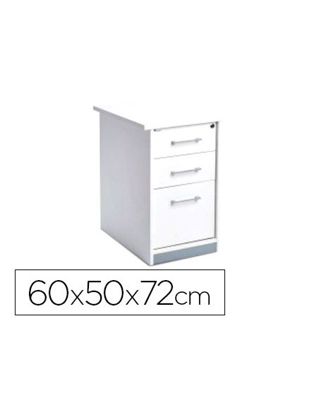 CAJONERA ROCADA TRES CAJ.SERIE STORE 60X50X72 CM AW04 BL./BL.