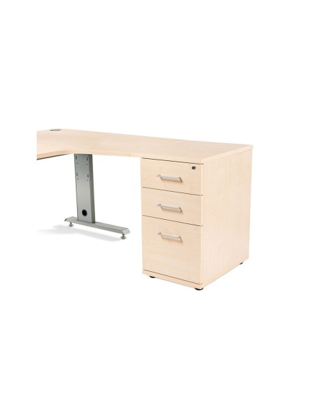 CAJONERA ROCADA TRES CAJ.SERIE STORE 60X50X72 CM AW04 BL./BL.