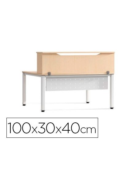 MOSTRADOR ALTILLO ROCADA METAL EXECUTIVE 100X30X40CM.AA01 HAYA/HAYA