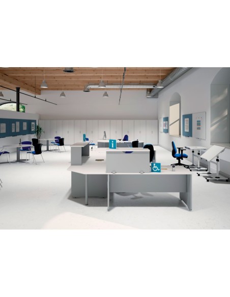 MOSTRADOR ALTILLO ROCADA METAL EXECUTIVE 120X30X40CM.AW04 BL./BL.