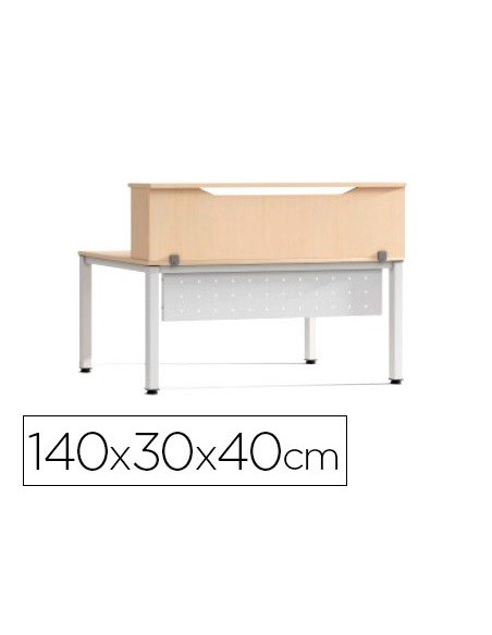 MOSTRADOR ALTILLO ROCADA METAL EXECUTIVE 140X30X40CM.AA01 HAYA/HAYA