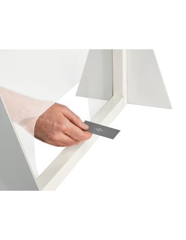 PANTALLA PROTECCION Q-CON.CARTON FORMATO VERT.70X100 CM