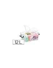 CONTENEDOR PLASTICO CEP 12L.405X295X183 MM TPTE.C/TAPA CIERRE HERM. 2