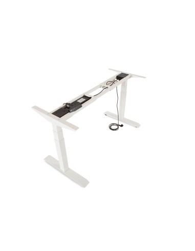 MESA ROCADA REG.ELECTRICA 129 CM ESTRUCTURA ACERO TABLERO 160 CM BL.