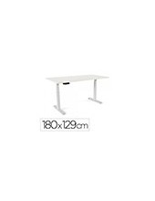 MESA ROCADA REG.ELECTRICA 129 CM ESTRUCTURA ACERO TABLERO 180 CM BL. 2